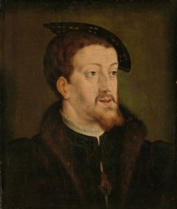 Portrait de Charles V, empereur romain germanique, vers 1530