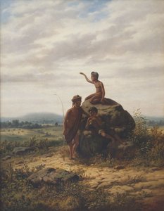 Un vaste paysage indonésien avec de jeunes vachers