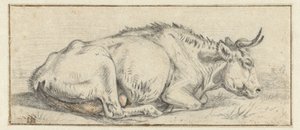 Vache couchée - Jan Dasveldt