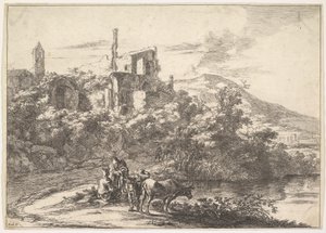 Les Deux Vaches au Bord de l