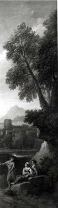 Figures dans un paysage classique - Jan Frans van Bloemen