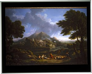 Paysage A Temporale dans la campagne - Jan Frans van (1662 1749) Bloemen