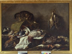 Nature morte avec un chat
