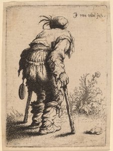Mendiant avec deux béquilles, 1632