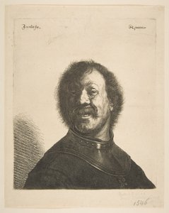 Homme riant dans une gorgerette, 1620-40