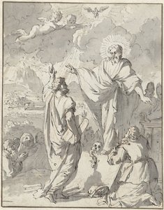 Moïse recevant les Tables de la Loi de Dieu - Jan Goeree