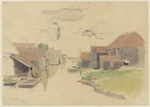 Études de maisons dans le quartier Vinkenbuurt, Amsterdam - Jan H.L. Hanau