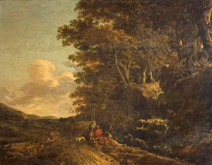 Paysage avec cascade, vers 1685-85