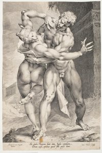Un Romain enlevant une femme sabine
