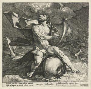 Arion sur le dauphin - Jan Harmensz. Muller