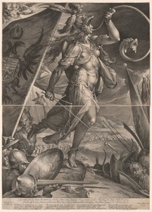 Bellona à la tête des armées impériales - Jan Harmensz. Muller