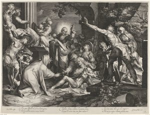 Résurrection de Lazare - Jan Harmensz. Muller