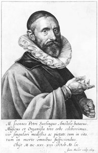 Portrait de Jan Pieterszoon Sweelinck, 1624
