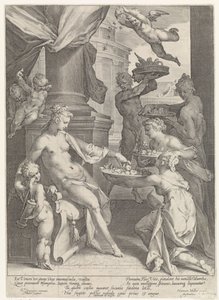 Vénus honorée par des nymphes et un faune - Jan Harmensz. Muller