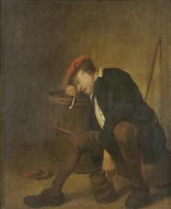 Homme dormant - Jan Havicksz (school of) Steen