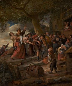 Un cochon appartient à la porcherie, c.1673-5 - Jan Havicksz. Steen