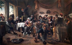Une fête de mariage - Jan Havicksz. Steen