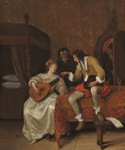 Ascagnes et Lucelle, La Leçon de Musique, 1667
