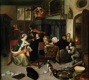 Le ménage dissolu, 1668 - Jan Havickszoon Steen