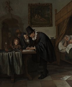La Visite du Docteur, vers 1665