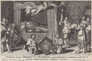Lit de parade du Prince Maurice, 1625 - Jan Hendriksz. Verstraelen