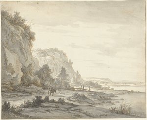 Vallée fluviale large avec des montagnes escarpées