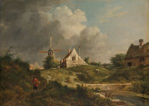 Vue sur le mur en ruine à Amsterdam entre la porte de Muider et la porte de Weesper