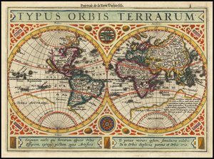 Carte de 1631 - Typus Orbis Terrarum