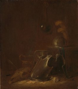 Nature morte avec des instruments de guerre - Jan Jansz Buesem (attributed to)