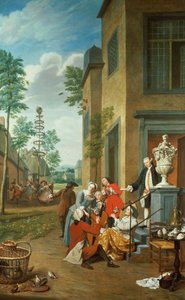 Fête villageoise (une de la série de quatre)