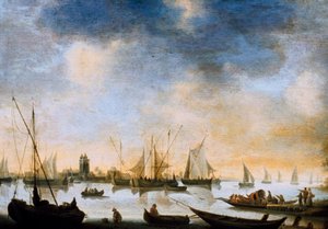 Vue de la rivière, 17ème siècle - Jan Josephsz van Goyen