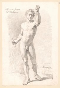 Nu masculin debout, vu de face (2e prix 1789) - Jan Kamphuijsen
