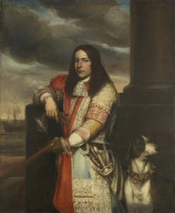 Engel de Ruyter 1649-1683, vice-amiral néerlandais, 1680