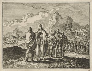 Le Christ punit Pierre - Jan Luyken