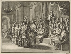 Le Christ devant le grand prêtre Anne - Jan Luyken