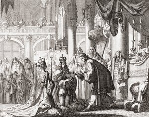 Couronnement du roi Guillaume III et de la reine Marie II, 11 avril