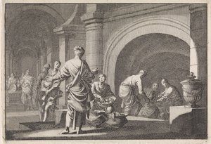 Hyrcan pille les trésors du tombeau de David - Jan Luyken