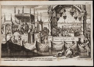 La Grande Bénédiction des Eaux à Moscou, 1677