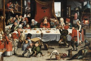 Festin burlesque, vers 1550 - Jan Mandyn
