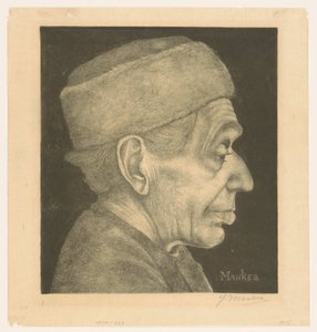 Portrait de Douwe avec bonnet