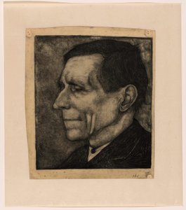Père de Jan Mankes, presque de profil vers la gauche - Jan Mankes
