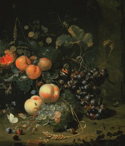 Nature morte avec fruits et fleurs
