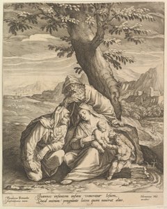 Sainte Famille avec Sainte Élisabeth et Saint Jean-Baptiste, 1588