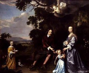 Pieter van der Graaff, sa femme et ses filles