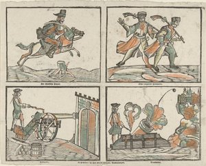 Quatre représentations avec des militaires