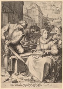 Midi - Jan Pietersz Saenredam, after Hendrik Goltzius