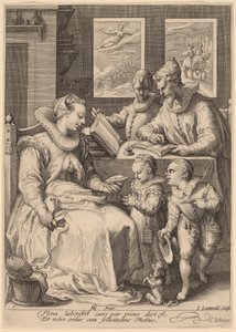 Matin - Jan Pietersz Saenredam, after Hendrik Goltzius