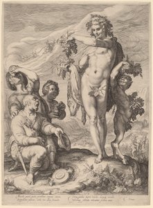 Le Culte de Bacchus - Jan Pietersz Saenredam, after Hendrik Goltzius
