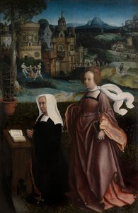 Détail du donateur avec Saint Nicolas et l