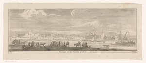 Vue de Nimègue depuis le nord - Jan Ruyter